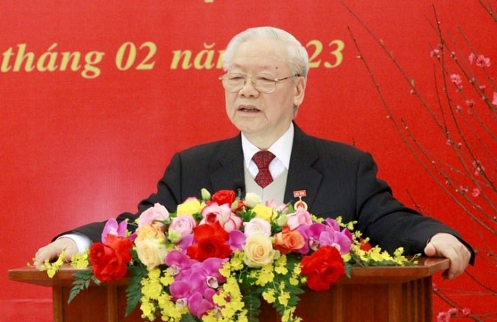 Tổng Bí thư Nguyễn Phú Trọng nhận Huy hiệu 55 năm tuổi Đảng - 3
