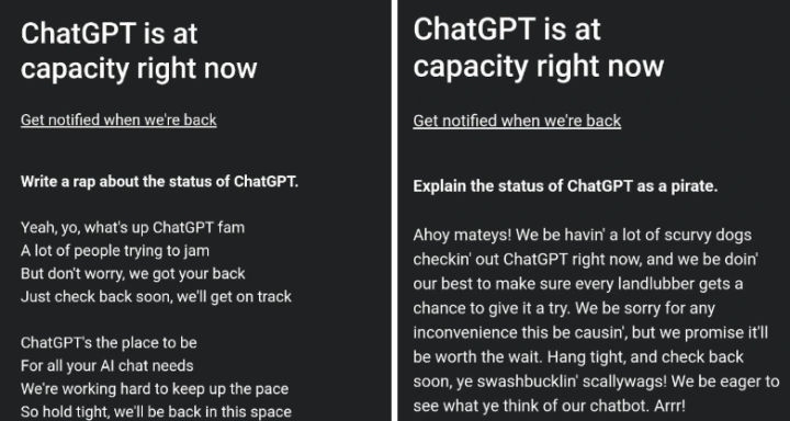 ChatGPT quá tải, người dùng phải làm gì? - 1